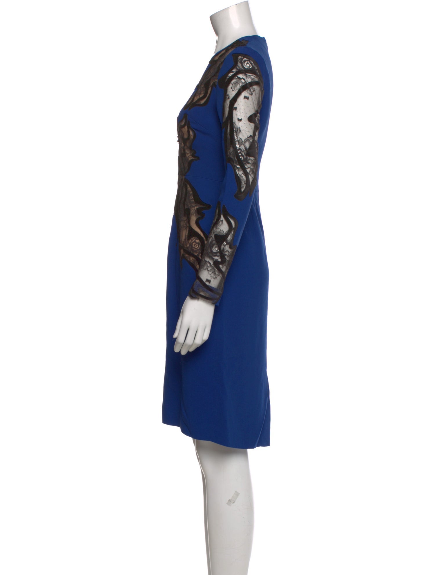 Elie Saab Printed Knee-Length Dress