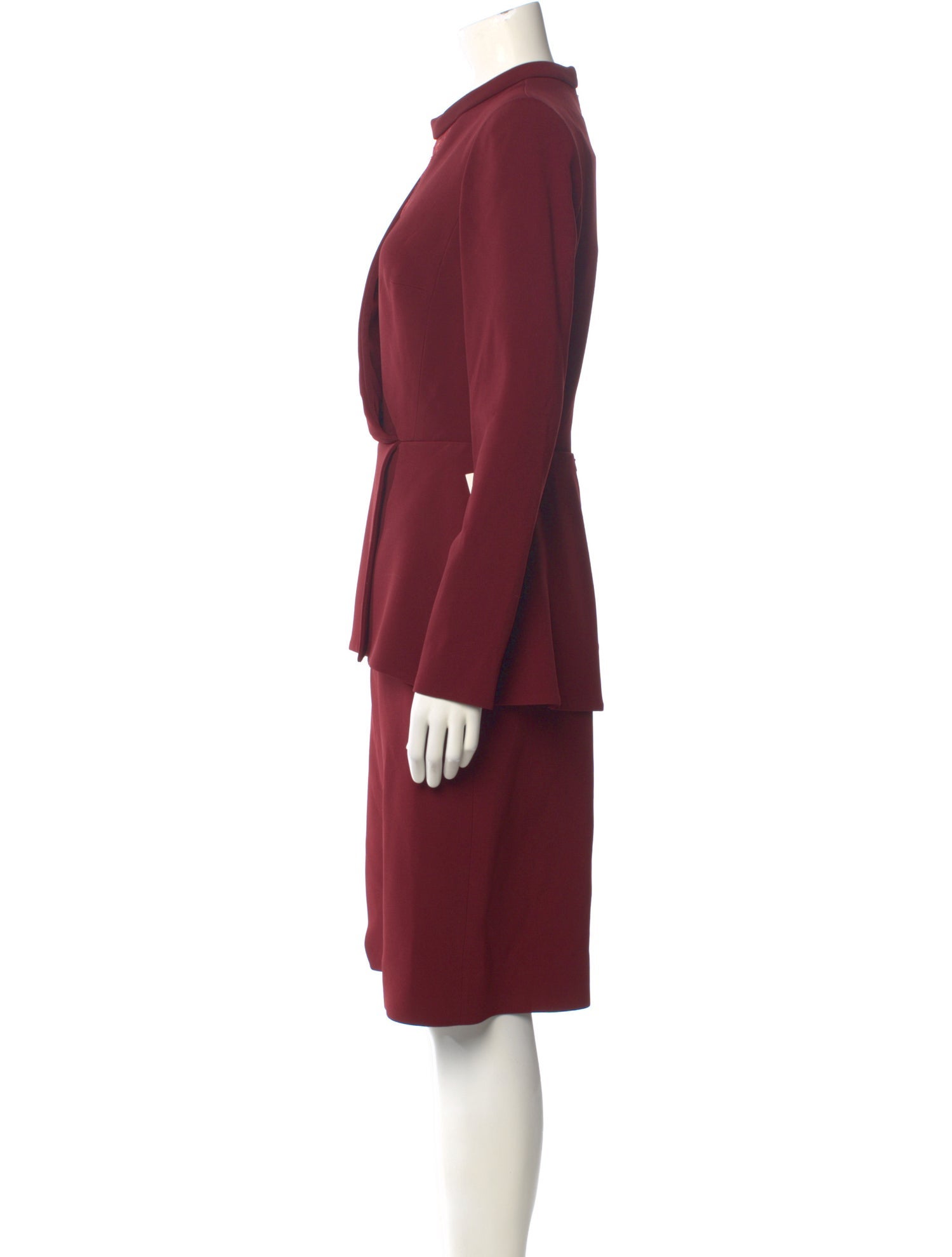 Elie Saab Mock Neck Midi Length Dress w/ Tags