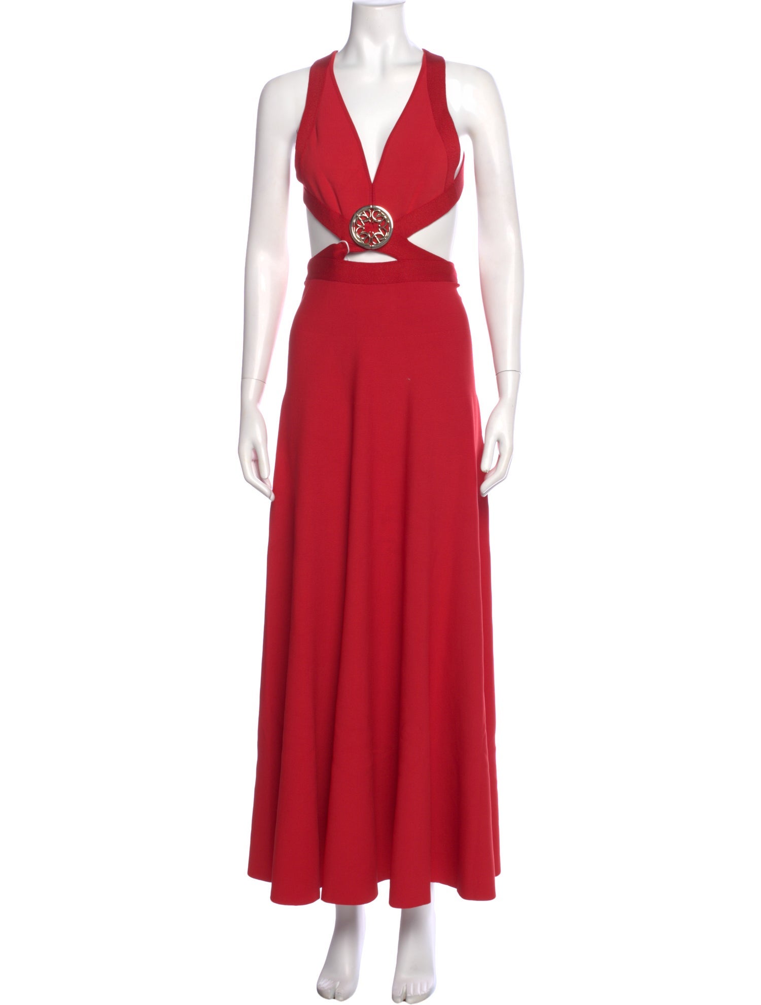 Elie Saab V-Neck Long Dress w/ Tags