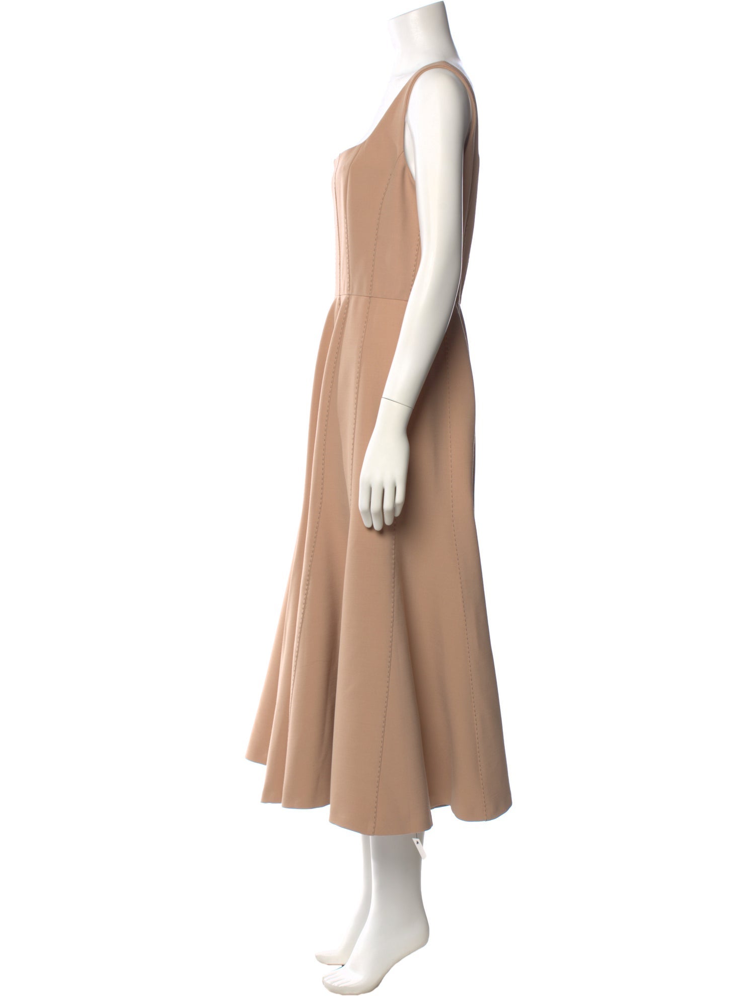 Elie Saab Square Neckline Long Dress