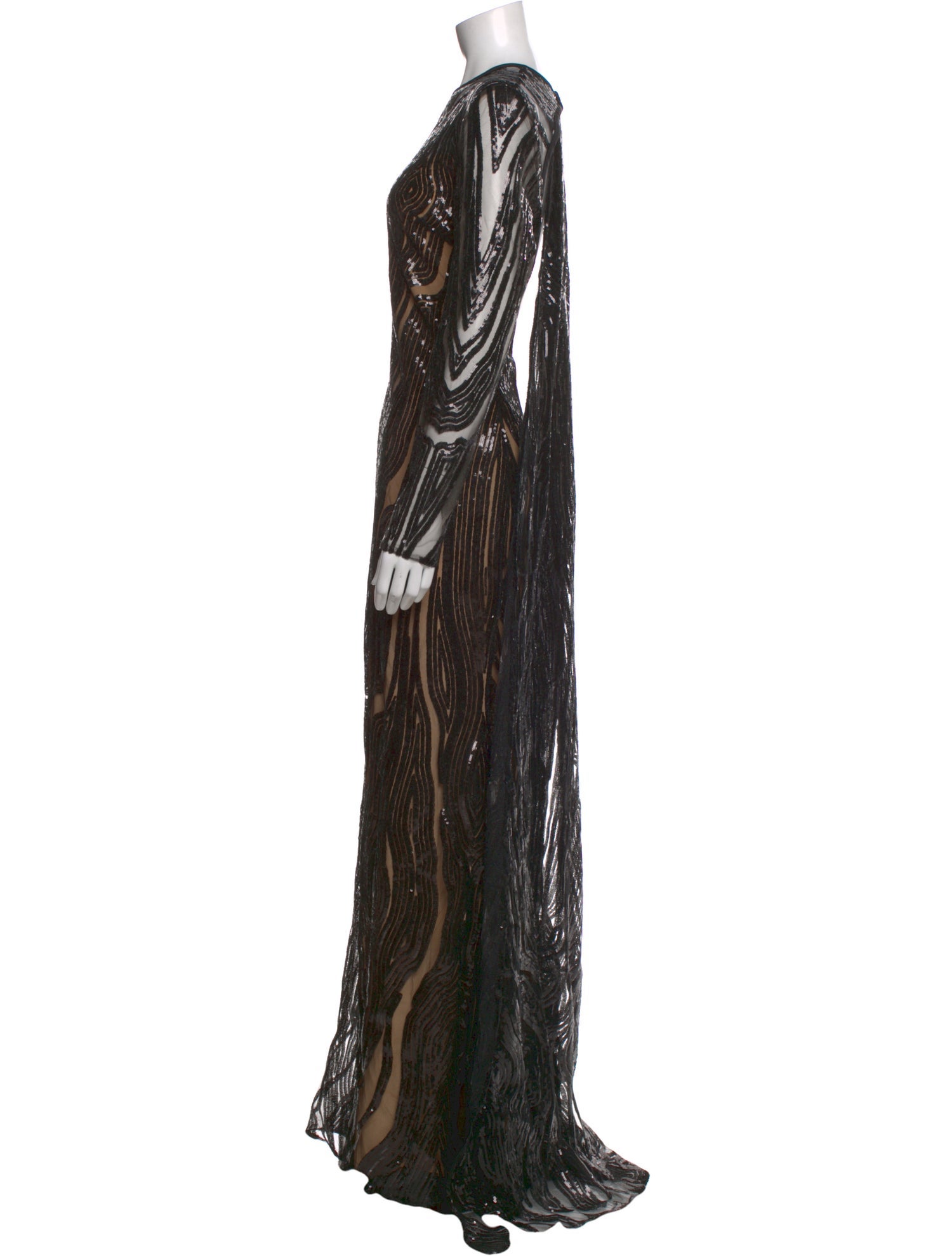 Elie Saab Printed Long Dress w/ Tags