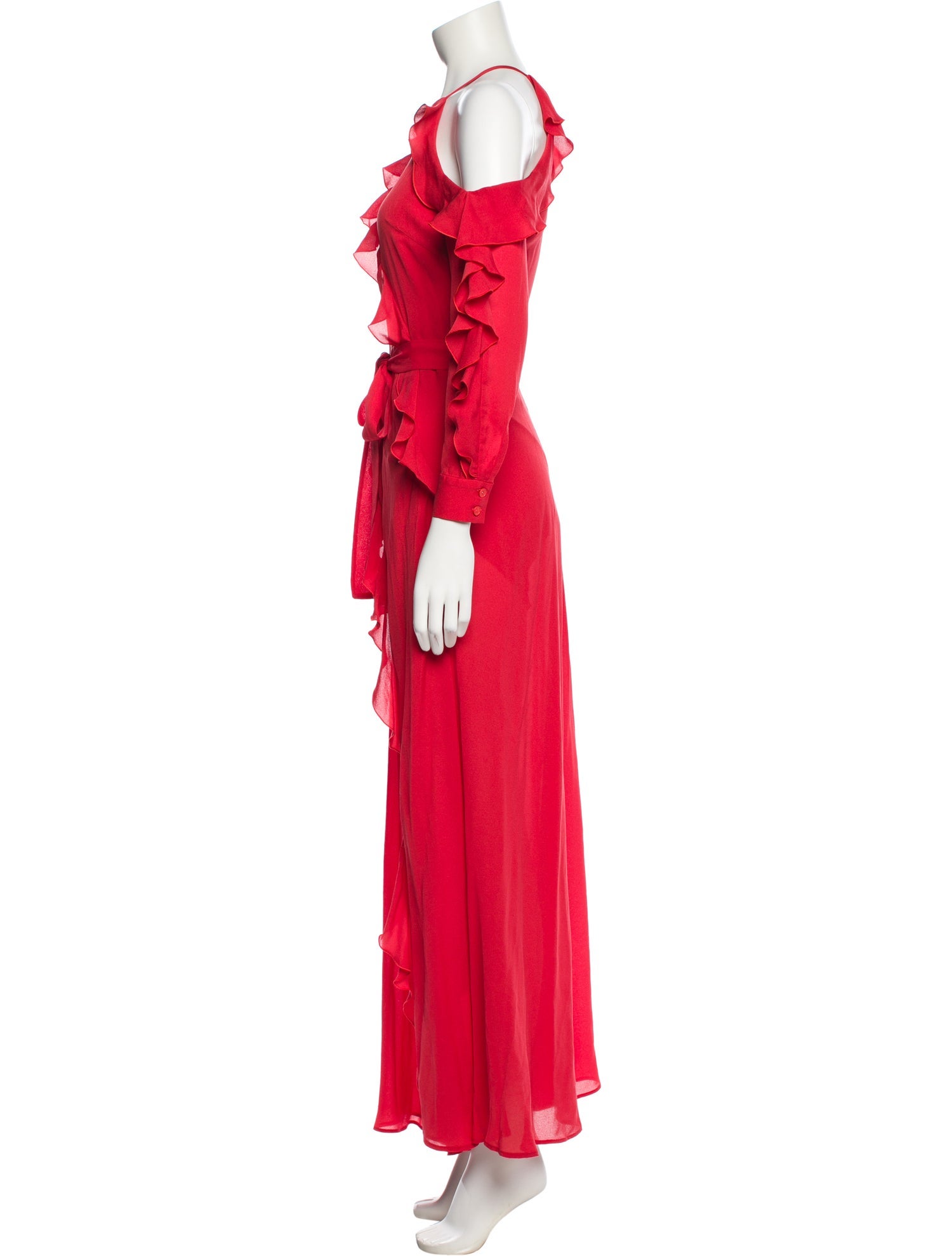 Elie Saab Silk Long Dress