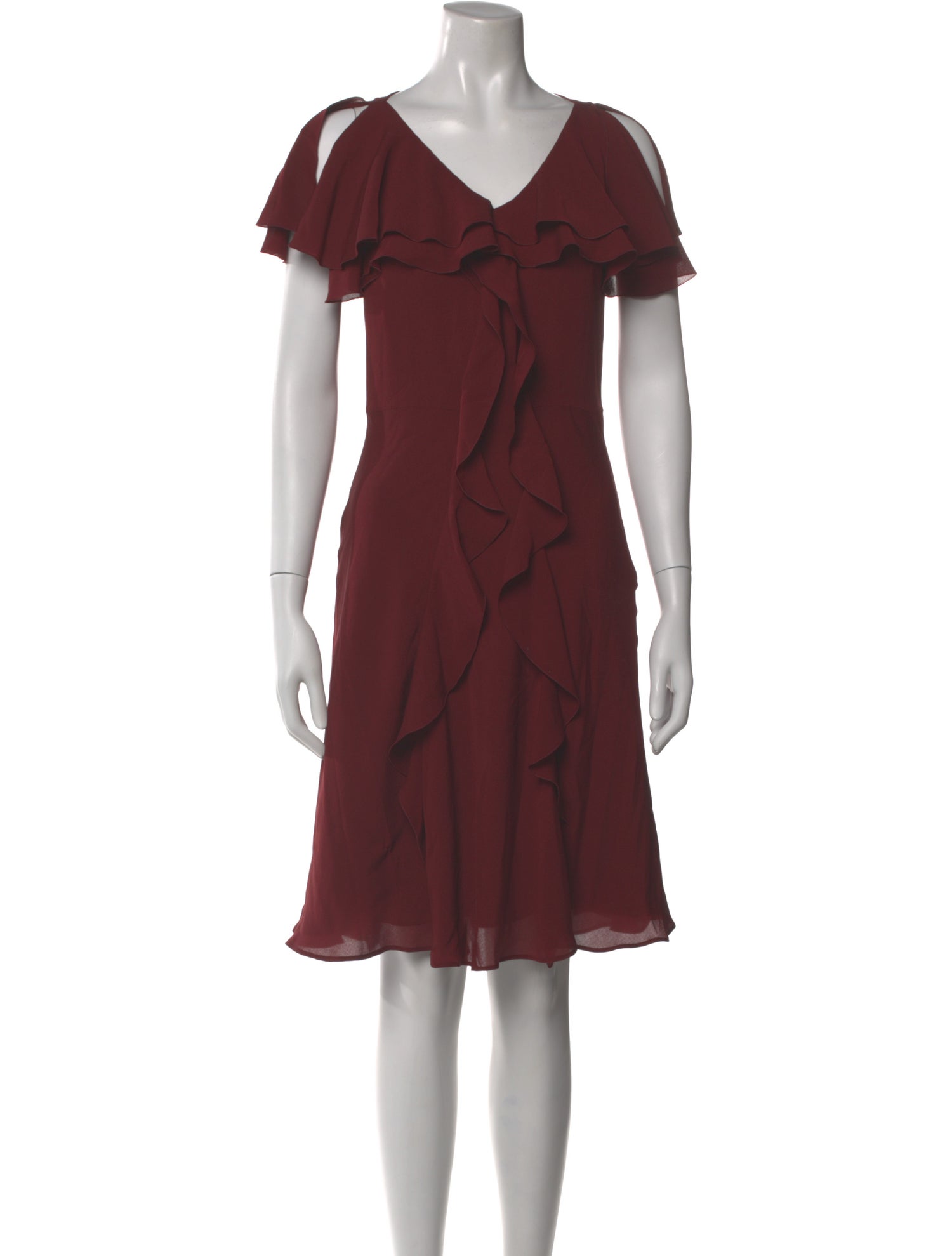 Elie Saab Silk Knee-Length Dress