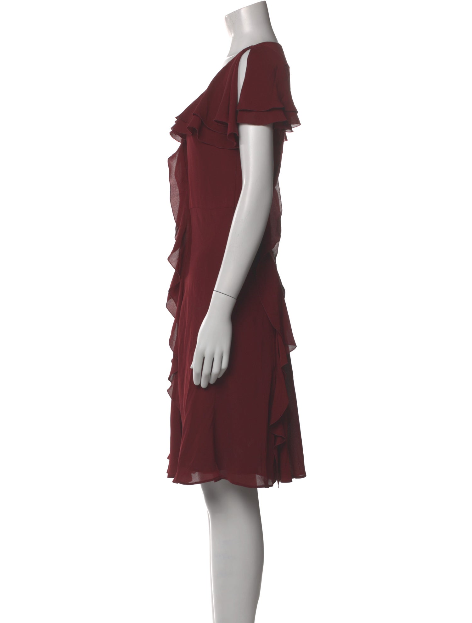 Elie Saab Silk Knee-Length Dress