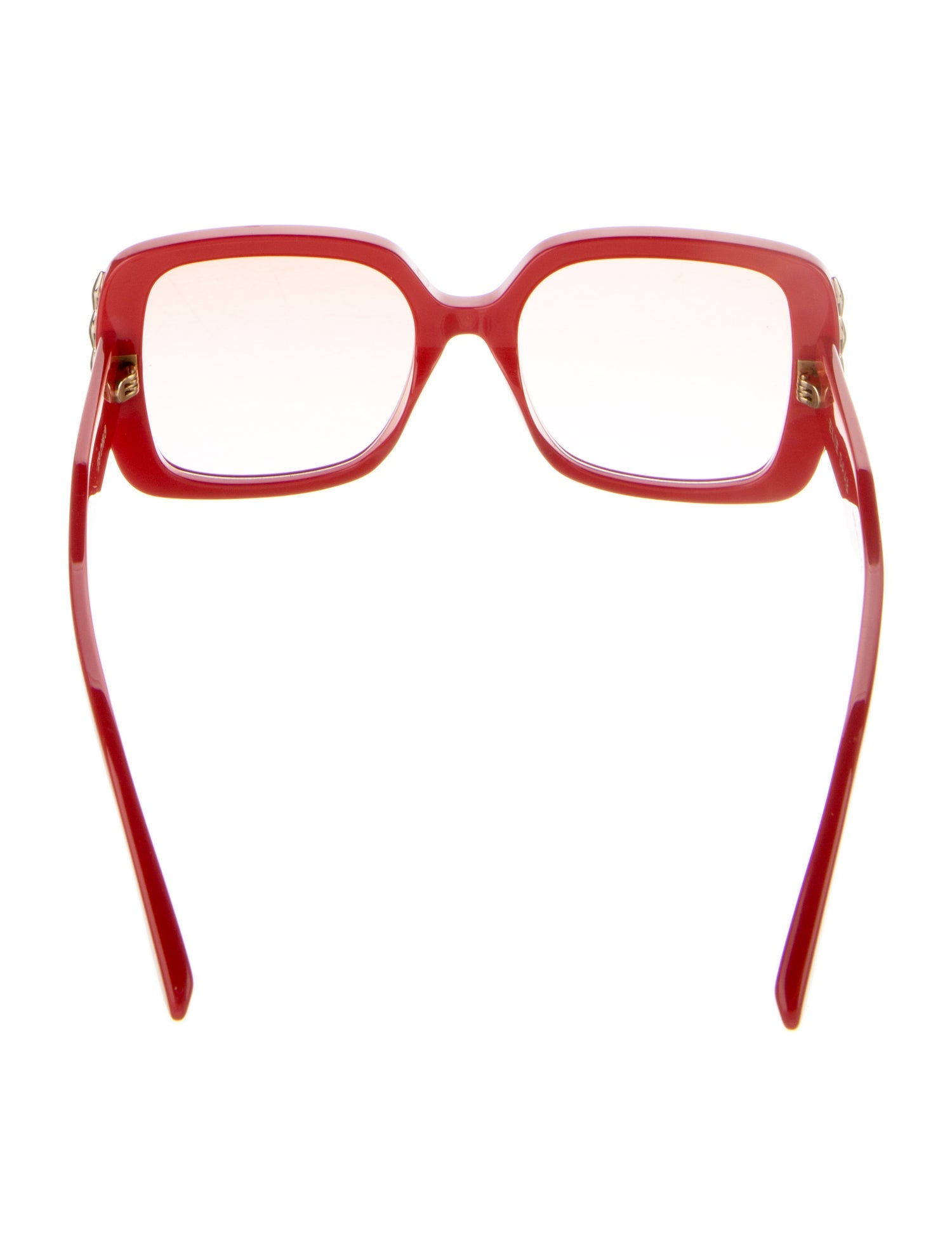 Elie Saab Square Tinted Sunglasses
