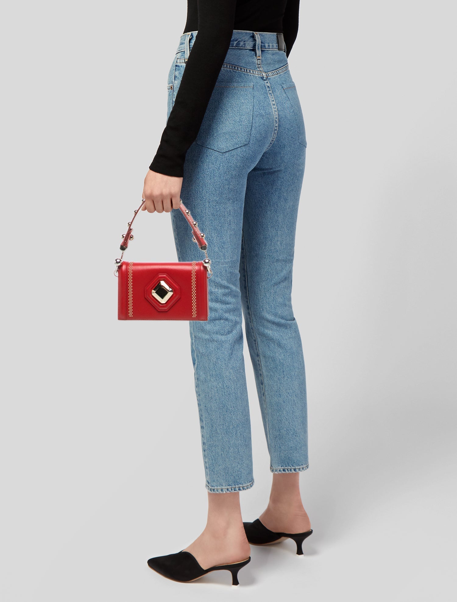 Elie Saab Leather Shoulder Bag