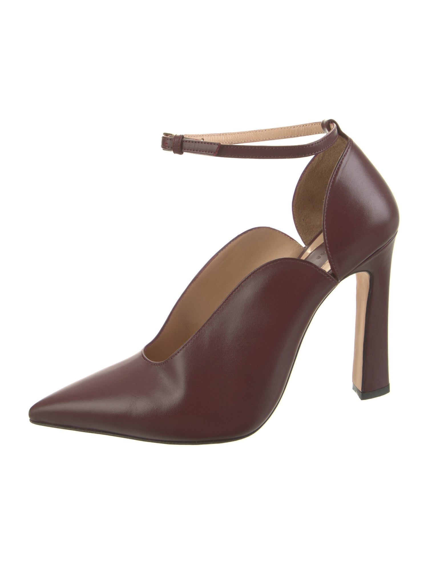 Elie Saab Leather D'Orsay Pumps