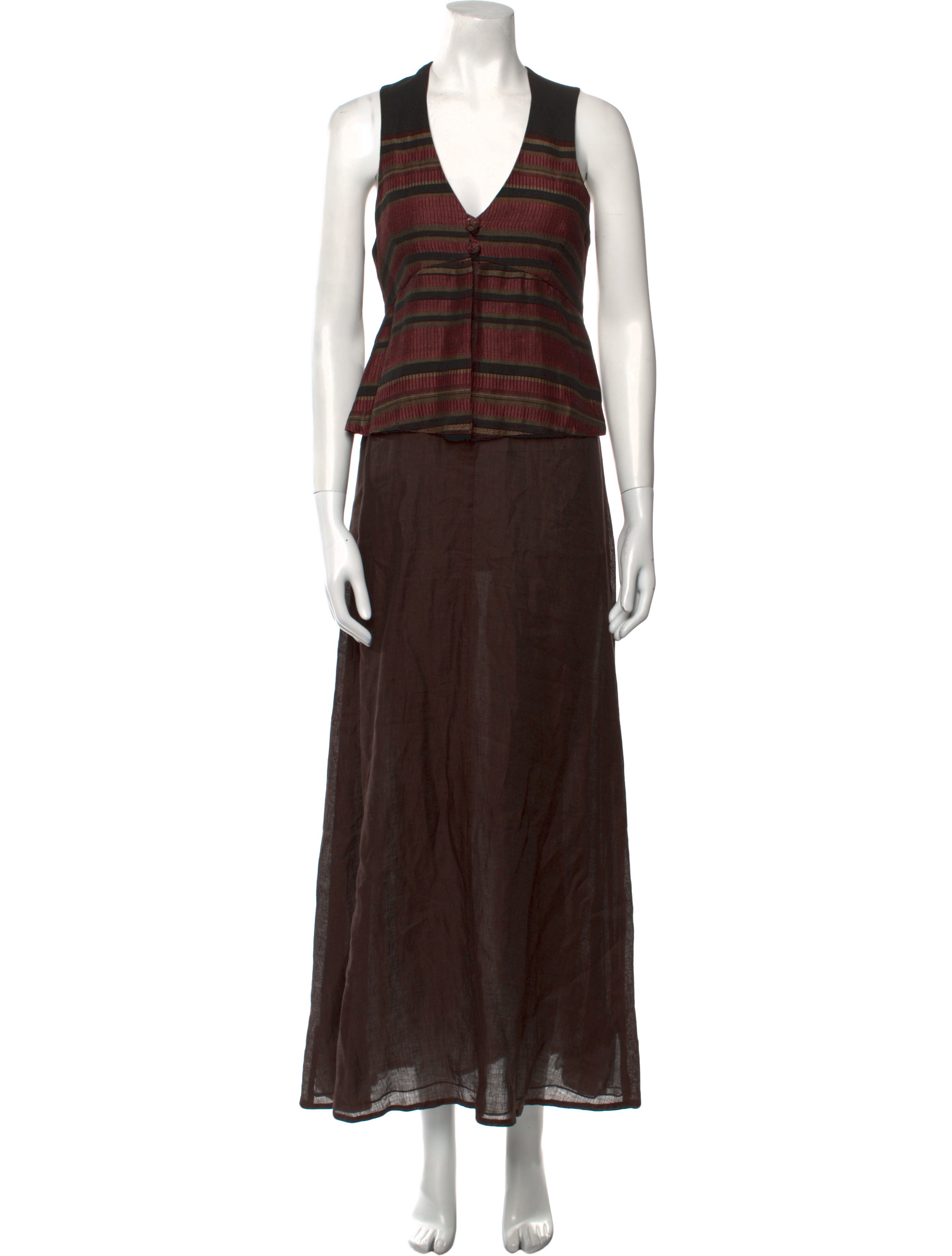 Elizabeth Fillmore Silk Long Dress