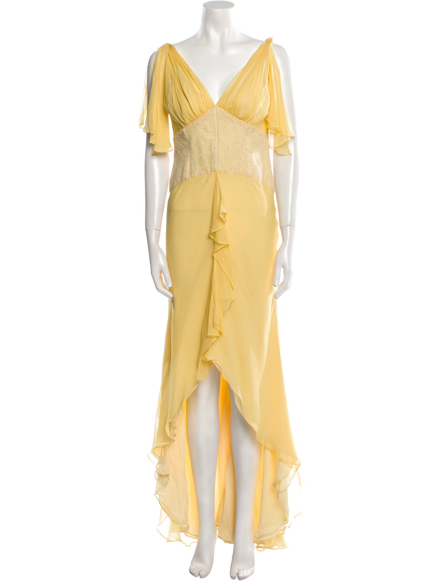 Elizabeth Fillmore V-Neck Long Dress