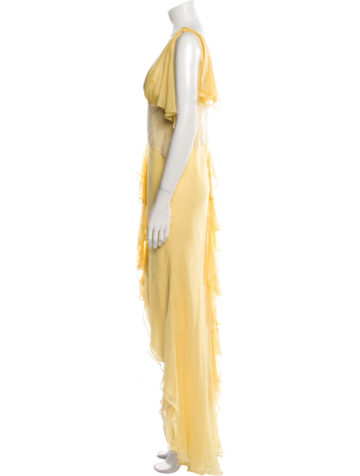 Elizabeth Fillmore V-Neck Long Dress