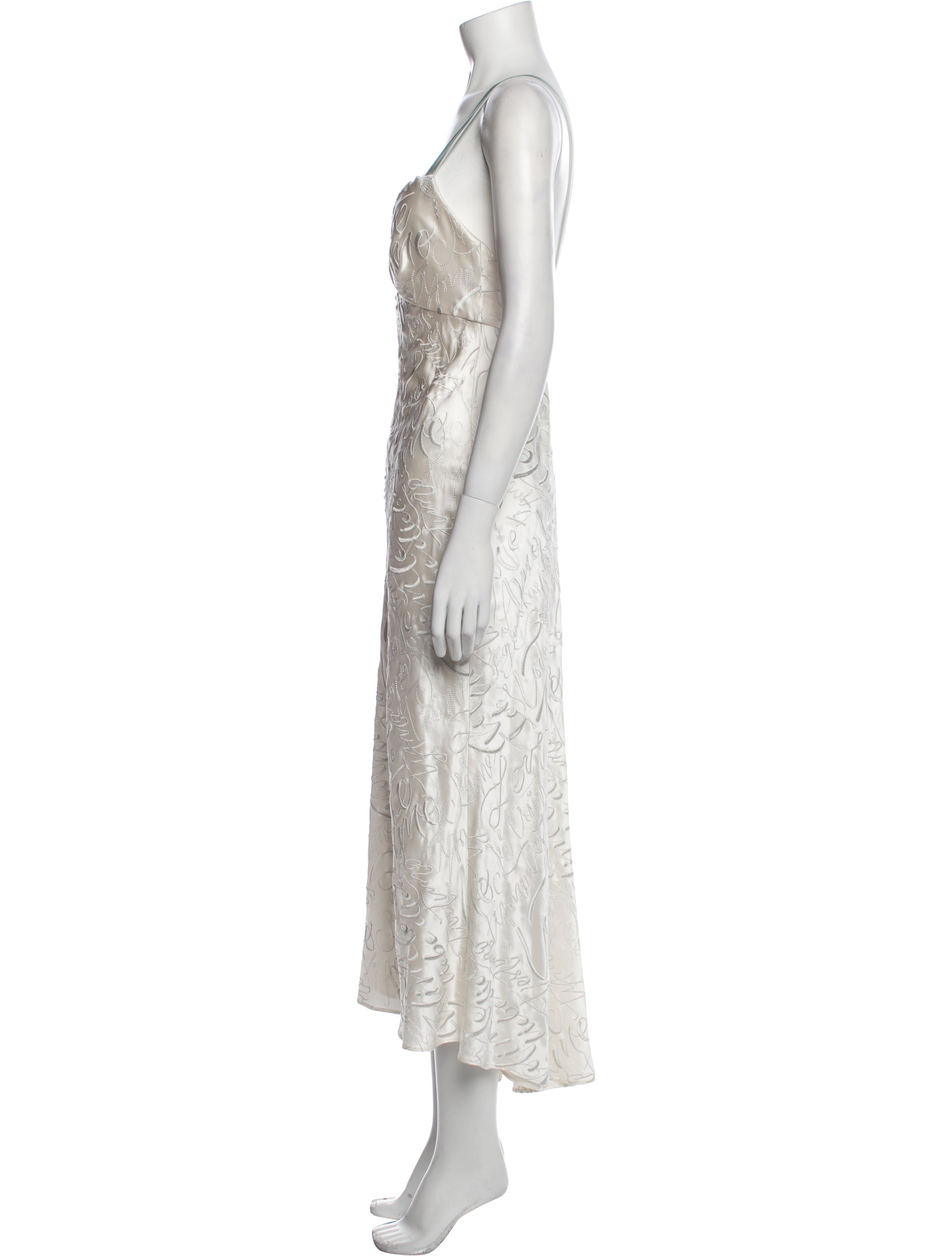 Elizabeth Fillmore Cowl Neck Long Dress