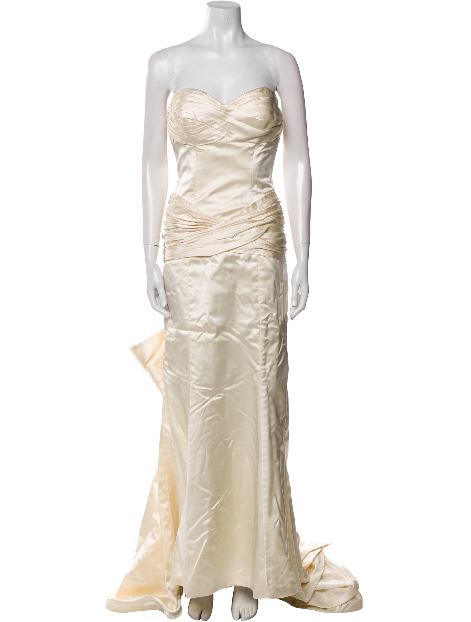 Elizabeth Fillmore Strapless Long Dress