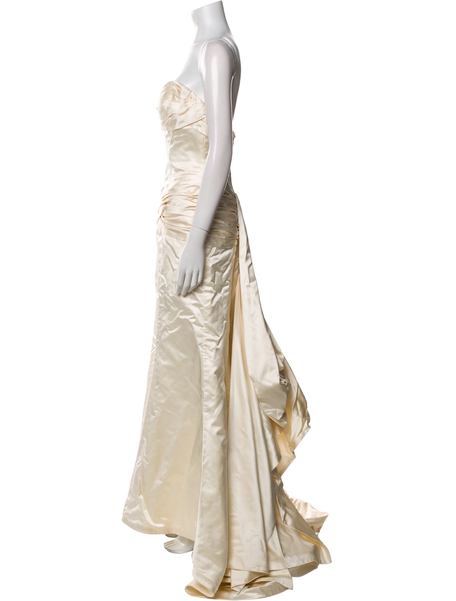 Elizabeth Fillmore Strapless Long Dress