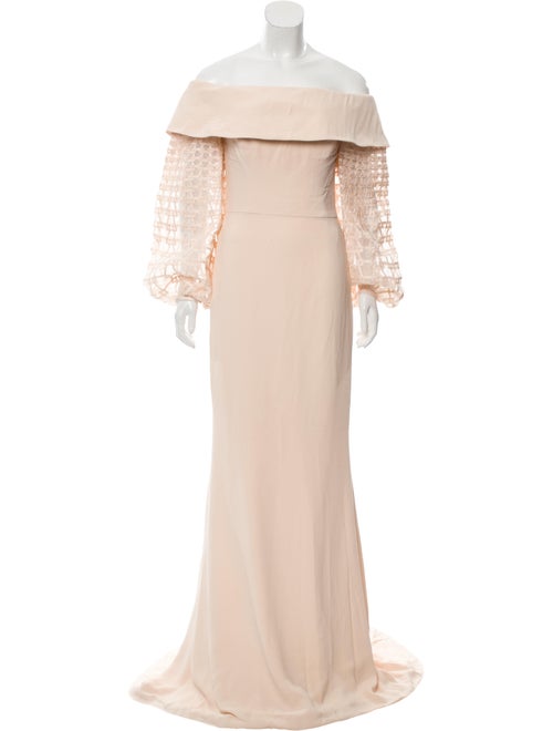 Elizabeth Kennedy 2018 Balloon Sleeve Gown