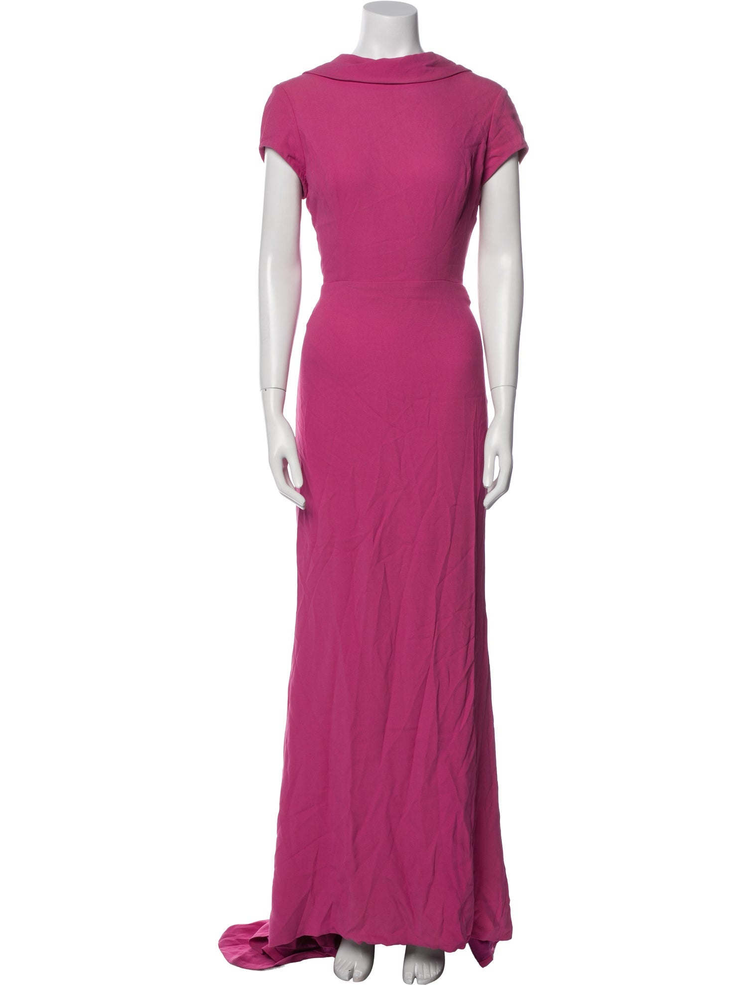 Elizabeth Kennedy Crew Neck Long Dress