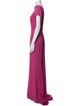 Elizabeth Kennedy Crew Neck Long Dress
