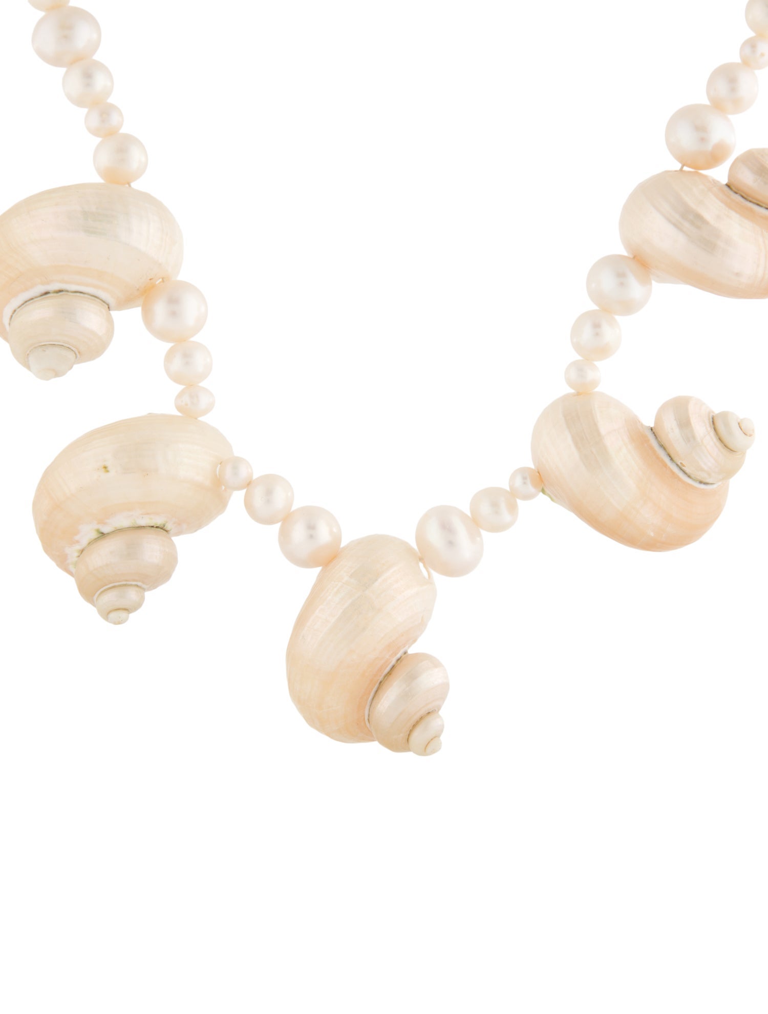 éliou Pearl & Shell Bead Strand Necklace