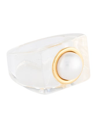 éliou Pearl Transparent Heather Ring