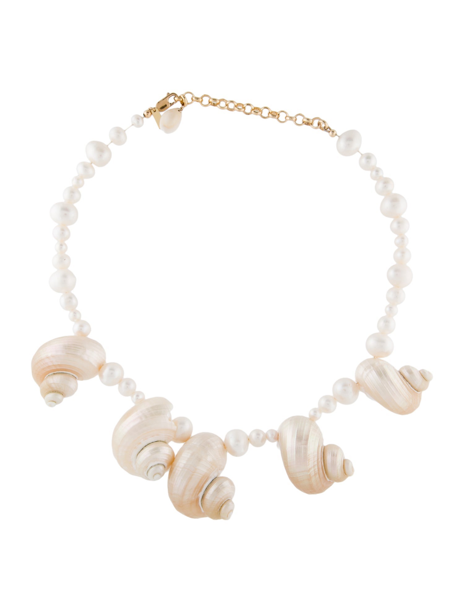 éliou Pearl & Shell Sirena Collar Necklace