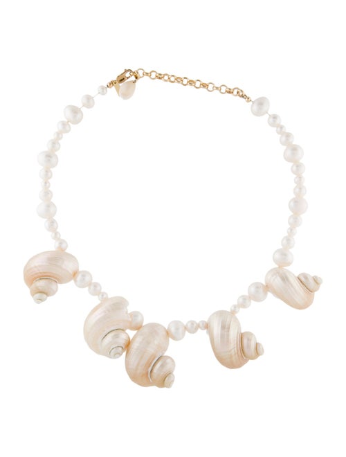éliou Pearl & Shell Sirena Collar Necklace