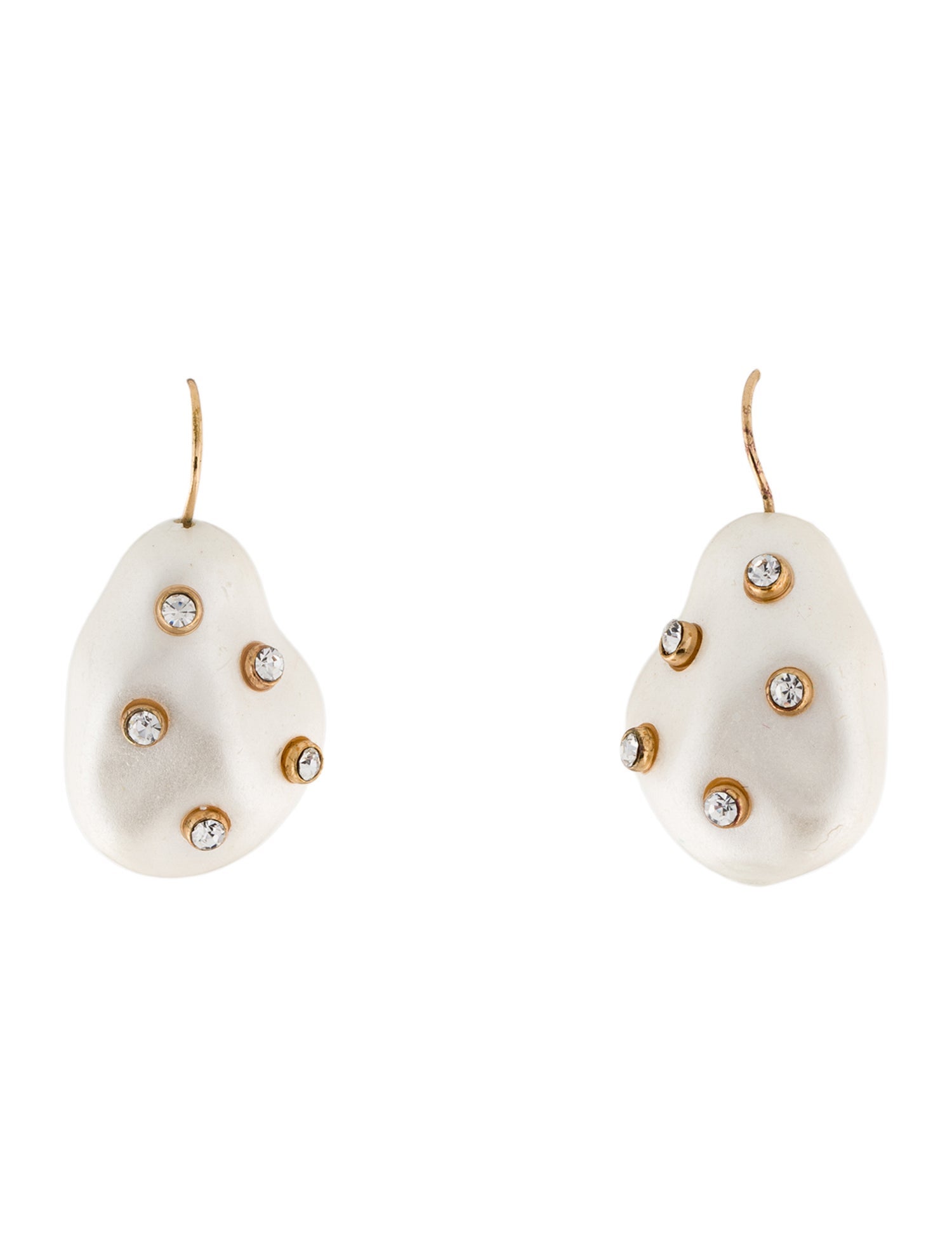 éliou Pearl & Cubic Zirconia Drop Earrings