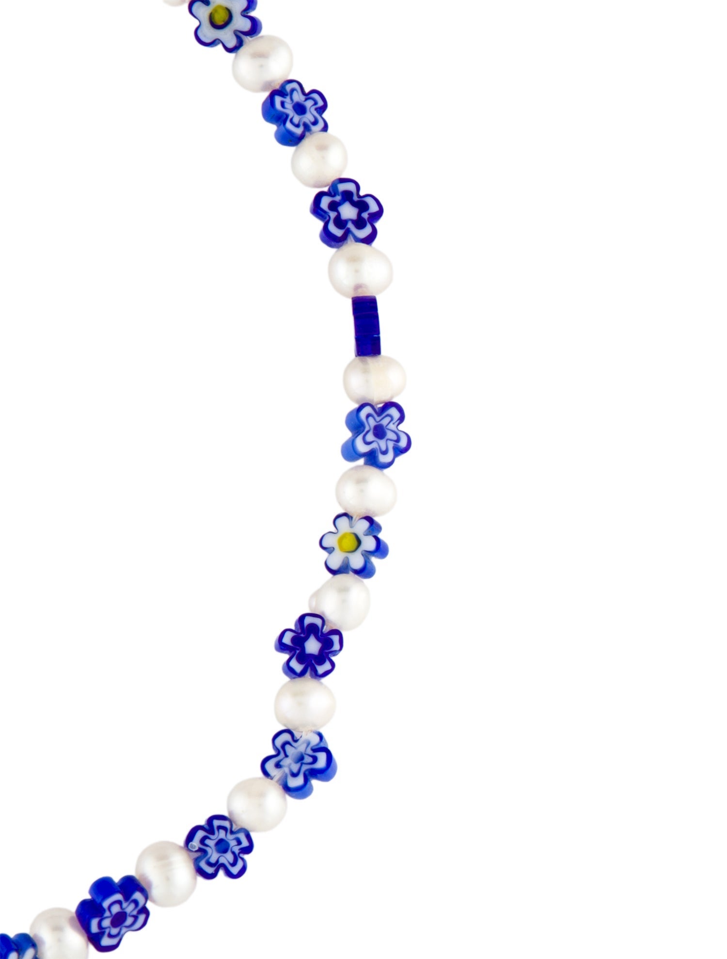 éliou Pearl & Glass Flower Bead Corrine Necklace