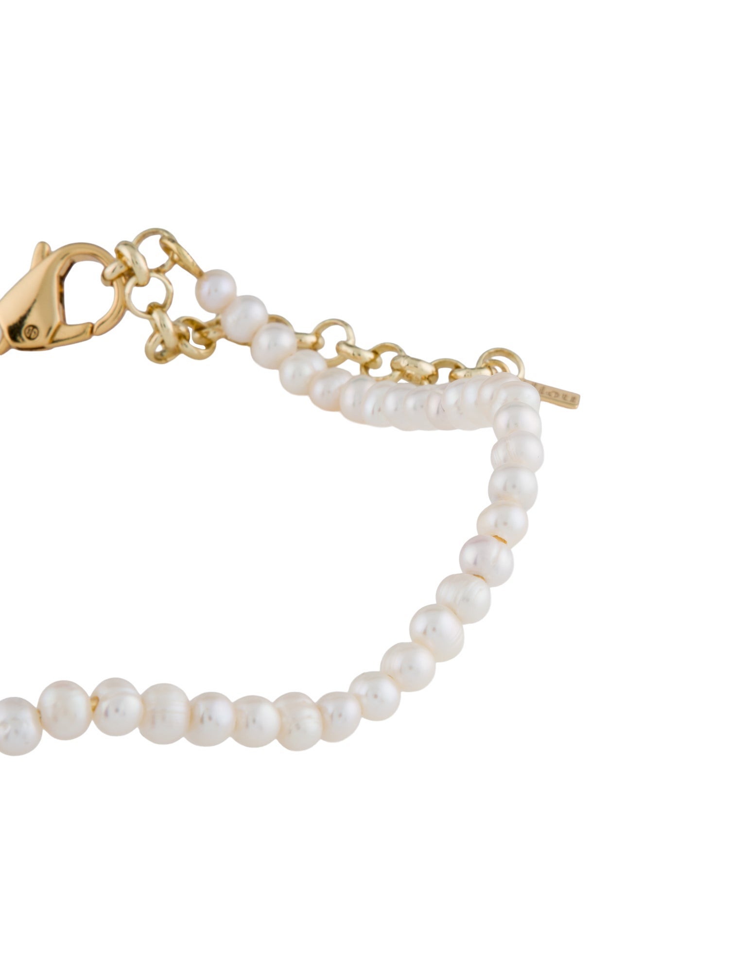 éliou Pearl Gina Wavy Collar Necklace