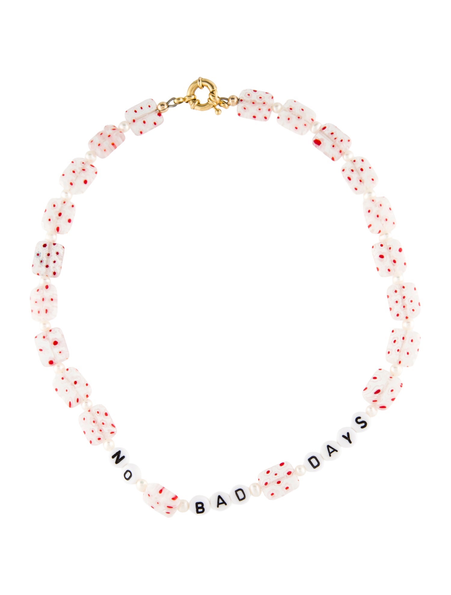 éliou Pearl & Glass 'No Bad Days' Bead Necklace
