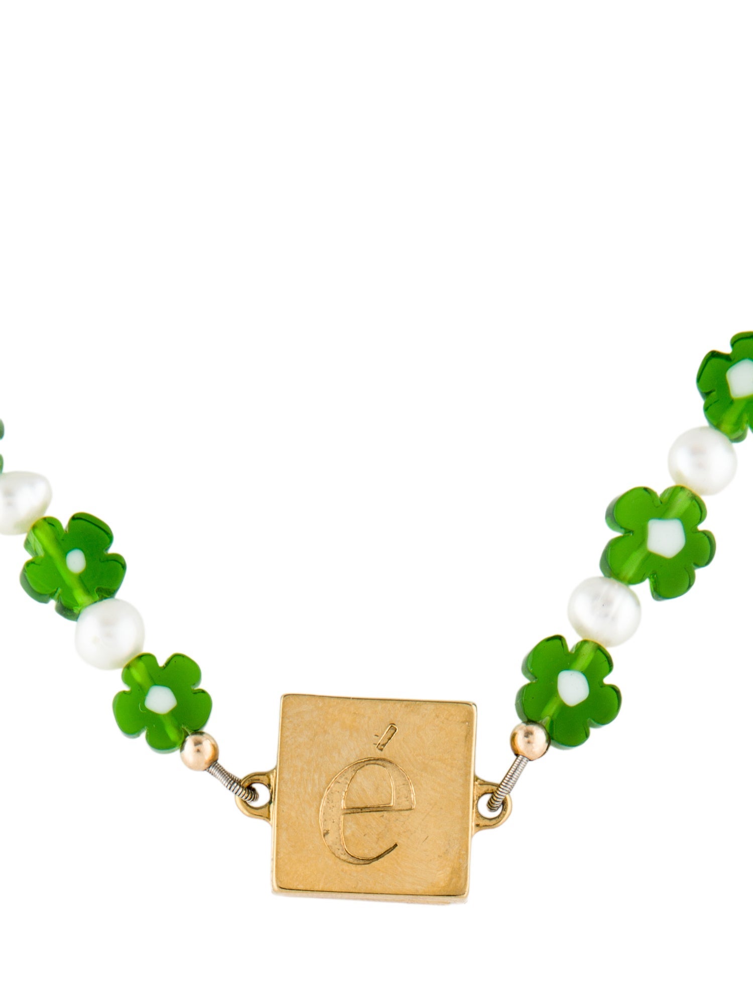 éliou Amal Pearl & Flower Bead Necklace