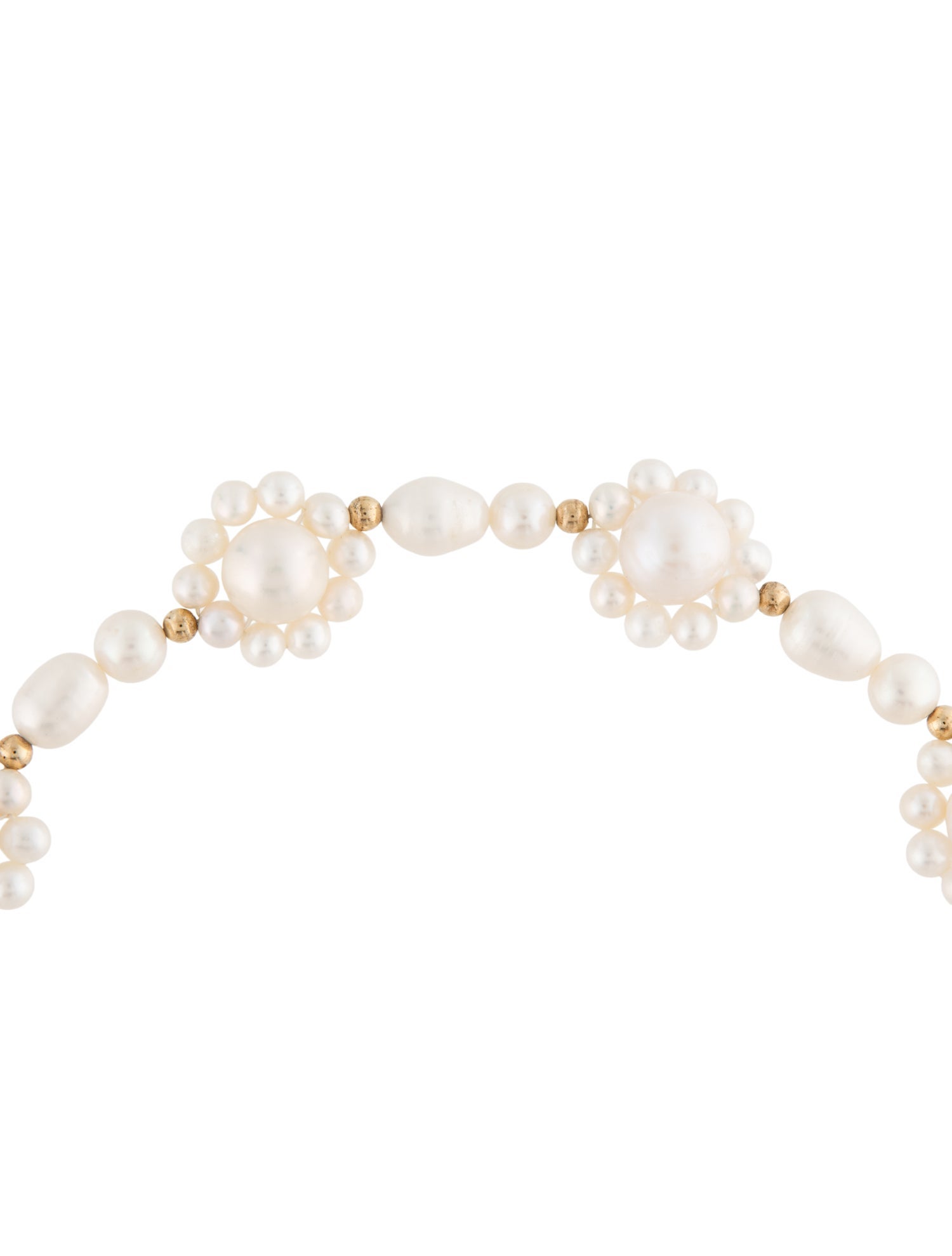 éliou Pearl Amilia Flower Necklace