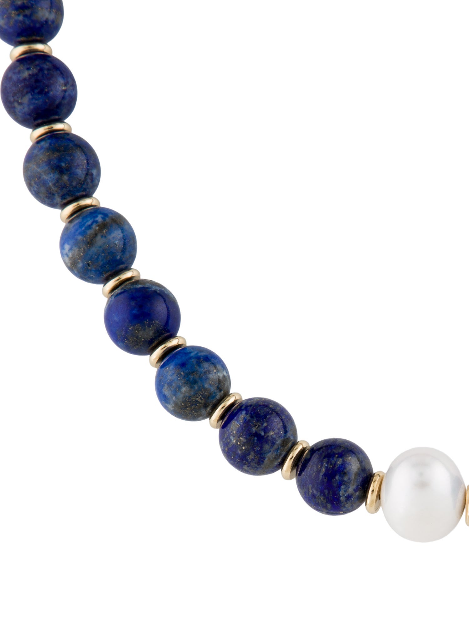 éliou Pearl & Lapis Lazuli Timothee Bead Necklace