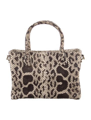 Elisabeth Weinstock Snakeskin Fortaleza Shopper Tote w/ Tags