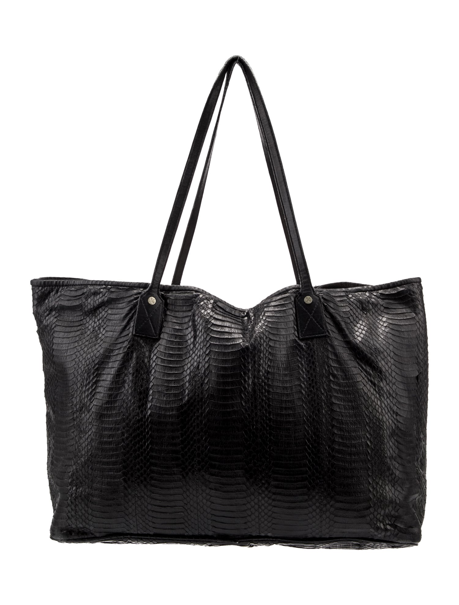 Elisabeth Weinstock Embossed Leather Tote
