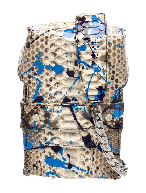 Elisabeth Weinstock Snakeskin Backpack