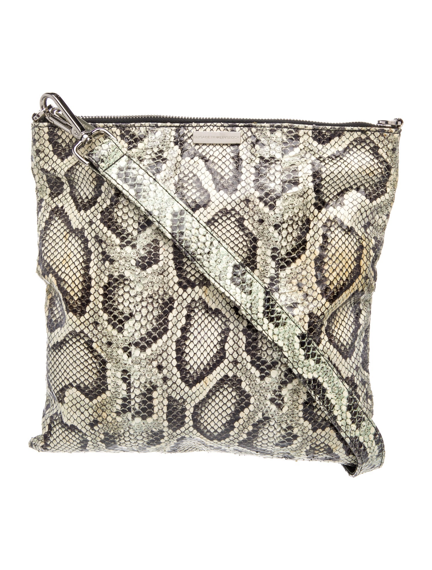 Elisabeth Weinstock Snakeskin Crossbody Bag