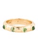 Elizabeth Locke 18K Tsavorite Stack Ring