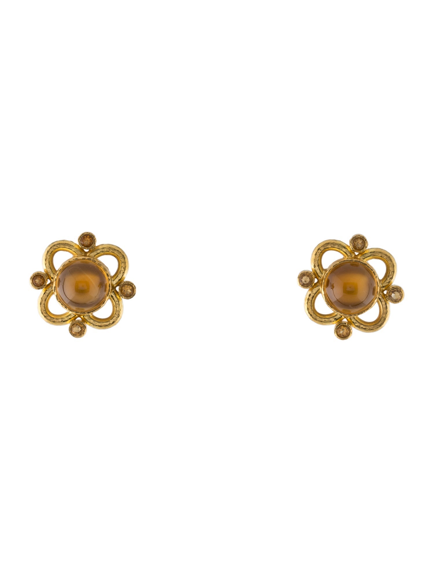 Elizabeth Locke 18K Citrine Earclip