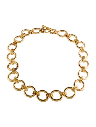 Elizabeth Locke 19K Elba Link Necklace