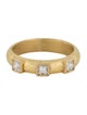 Elizabeth Locke 19K Diamond Square Stack Ring