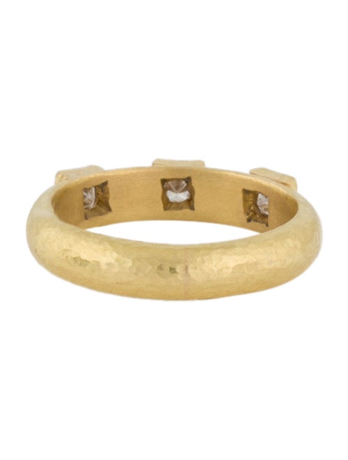 Elizabeth Locke 19K Diamond Square Stack Ring