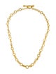 Elizabeth Locke 19K Hammered Chain Toggle Necklace