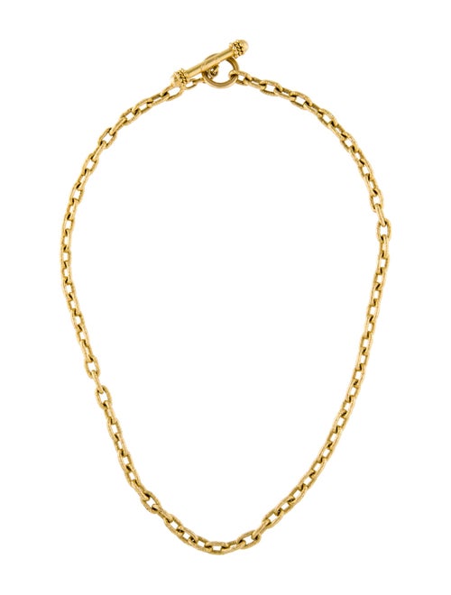 Elizabeth Locke 18K Toggle Chain Necklace
