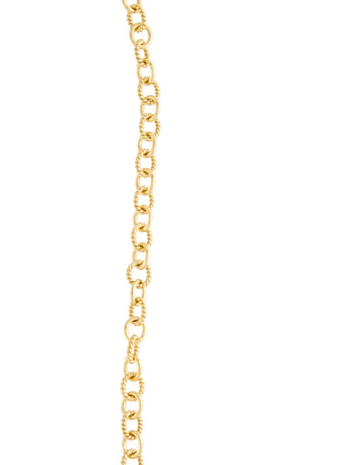 Elizabeth Locke 19K Tiny Sicilian Link Necklace