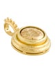 Elizabeth Locke 19K Honey Bee Enhancer Pendant