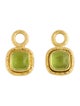Elizabeth Locke 19K Peridot & Mother of Pearl Doublet Earring Charm