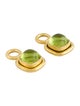 Elizabeth Locke 19K Peridot & Mother of Pearl Doublet Earring Charm