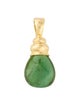 Elizabeth Locke 18K Tourmaline Pendant Enhancer
