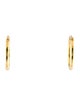 Elizabeth Locke 19K Hammered Hoop Earrings