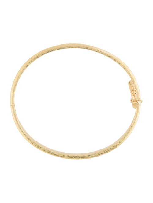 Elizabeth Locke 19K Thin Flat Bangle Bracelet
