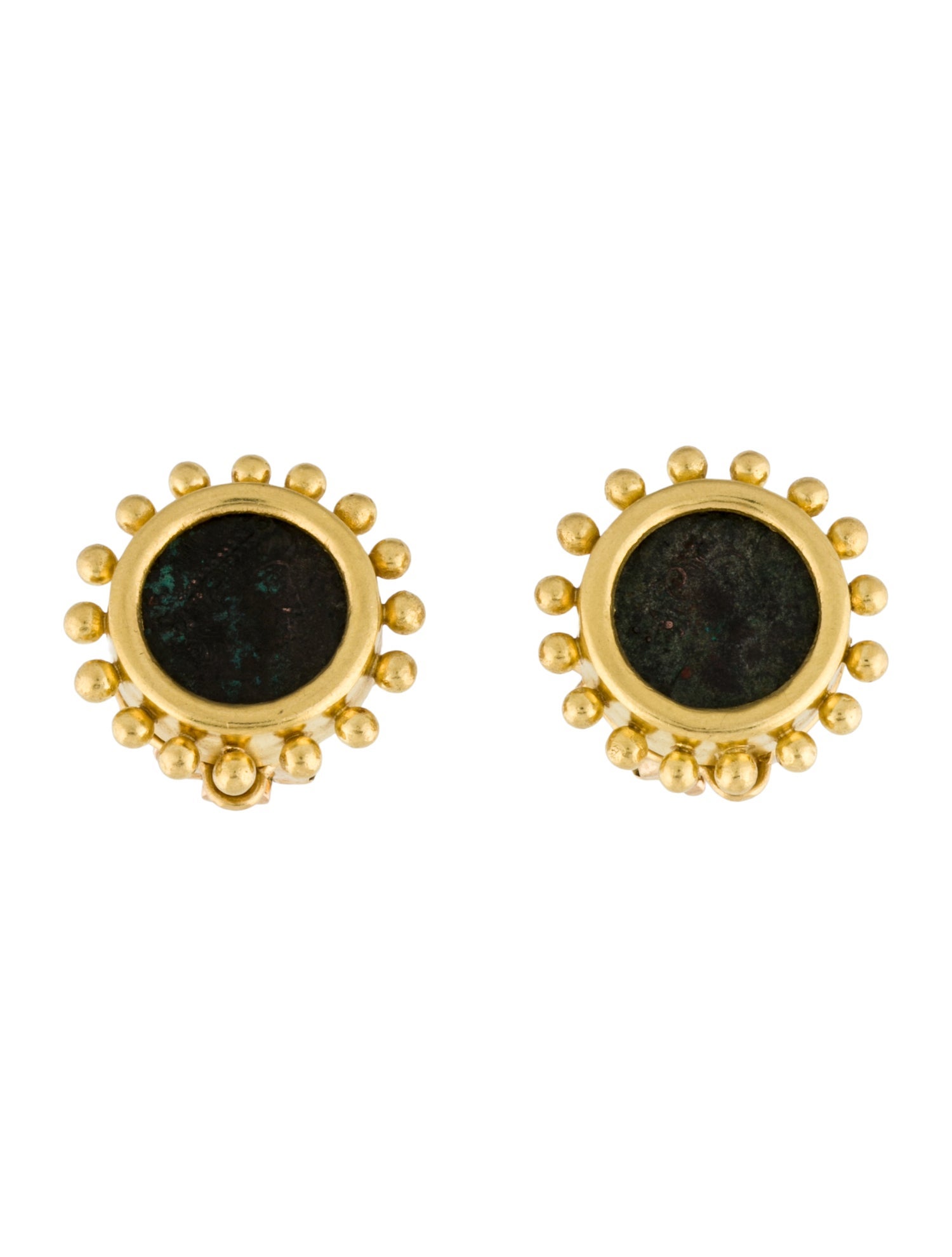 Elizabeth Locke Ancient Coin Earclips